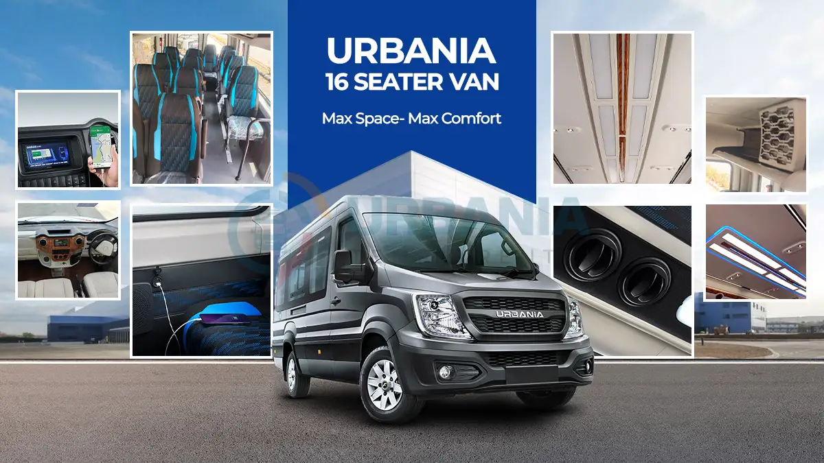 16 Seater Urbania Van on Rent in Delhi NCR